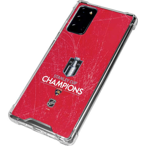 NHL 2024 Stanley Cup Champions Panthers Galaxy Note20 5G Clear Case